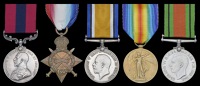 A Great War D.C.M. group of five awarded to Serjeant J. Fearn, 1st Battalion Nottinghamshire & Derbyshire Regiment -...