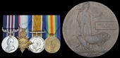 A Great War M.M. group of four awarded to Private P. S. Holmes, 10th (Service) Battalion Nottinghamshire &...