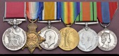 A civil B.E.M. group of six awarded to Chief Officer Class 1 Lewis Priest, H.M. Prison, Manchester, late Private,...