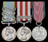 Three: Private W. Lucas, 95th Regiment

Crimea 1854-56, 3 clasps, Alma, Inkermann, Sebastopol (William Lucas....