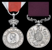 Pair: Sergeant W. H. Holgate, 45th Regiment

Abyssinia 1867 (1316 C W. Holgate, H.M. 45th Regt.) suspension...