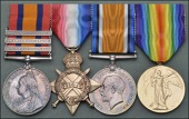 Four: Major W. G. Johnson, Nottinghamshire & Derbyshire Regiment

Queen’s South Africa 1899-1902, 3 clasps, Cape...
