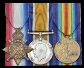 Three: Private F. Thraves, 1st Battalion Nottinghamshire & Derbyshire Regiment, who died of wounds, France/Flanders,...