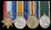 Four: Private G. H. Wood, 6th Battalion Nottinghamshire & Derbyshire Regiment

1914-15 Star (1179 Pte., Notts. &...