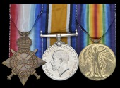 Three: Private J. Lindley, 1st Battalion Nottinghamshire & Derbyshire Regiment, killed in action, France, 27 October...
