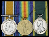 Three: Serjeant C. E. Atkinson, Royal Engineers, late Nottinghamshire Yeomanry

British War and Victory Medals...