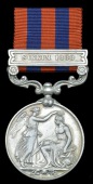 India General Service 1854-95, 1 clasp, Sikkim 1888 (175 Pte. J. Pickett, 2d Bn. Derby. R.) minor edge bruising,...