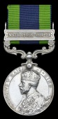 India General Service 1908-35, 1 clasp, Waziristan 1921-24 (4965124 Pte. W. Hayto, Foresters) very fine, rare	 £80-100