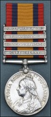 Queen’s South Africa 1899-1902, 4 clasps, Cape Colony, Orange Free State, Transvaal, South Africa 1902 (6752 Pte....