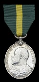 Territorial Force Efficiency Medal, E.VII.R. (397 Sjt. P. Muir, 6/Notts. & Derby. Regt.) minor edge bruising, very...
