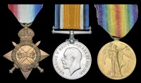 Three: Serjeant C. S. Stoner, Sussex Yeomanry - latterly a Lieutenant in the Sussex Home Guard

1914-15 Star (2045...