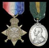 Pair: Captain P. S. Carden, Army Service Corps, late Sussex Yeomanry

1914-15 Star (Lieut., A.S.C.); Territorial...