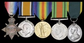 Five: Lieutenant S. W. Challis, Royal Field Artillery, late Sussex Yeomanry - latterly an officer in the Sussex Home...