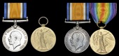 British War and Victory Medal pairs (2) (3464 Pte. P. C. Edwards, Suss. Yeo.; 3301 Pte. D. H. Moore, Suss. Yeo.)...