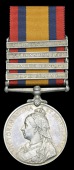 Queen’s South Africa 1899-1902, 4 clasps, Cape Colony, Orange Free State, Johannesburg, Diamond Hill (16450 Trpr....