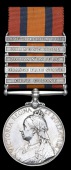Queen’s South Africa 1899-1902, 5 clasps, Cape Colony, Orange Free State, Johannesburg, Diamond Hill, South Africa...