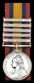 Queen’s South Africa 1899-1902, 5 clasps, Cape Colony, Orange Free State, Johannesburg, Diamond Hill, South Africa...