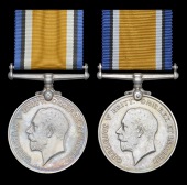 British War Medal 1914-20 (2) (1496 Cpl. F. C. Smart, Suss. Yeo.; G-21494 Pte. C. W. Hunt, R. Suss. R.) extremely...