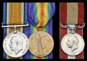 Family group:

Pair: Air Mechanic 2nd Class G. R. Noble, South African Royal Flying Corps
British War and Victory...