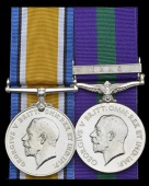 Pair: Flying Officer H. B. Williams, Royal Air Force, who served operationally under the famous ace Raymond...