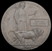 The Great War Memorial Plaque to 2nd Lieutenant C. A. Moore, Royal Flying Corps, late Artists Rifles and York and...