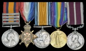 Five: Acting Serjeant J. Barnard, Army Service Corps, late City Imperial Volunteers

Queen’s South Africa...