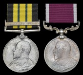 Pair: Sowar Allah Bakhsh, 9th Bengal Lancers

Africa General Service 1902-56, 1 clasp, Somaliland 1902-04 (95...