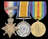Three: Private S. Richman, 10th (Scottish) Battalion Liverpool Regiment

1914 Star, with copy slip-on clasp (2617...