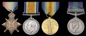 Family group:

Three: Bombardier R. Robson, Royal Field Artillery, who died of wounds, France/Flanders, 24...
