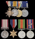 Eight: Chief Petty Officer P. J. Dawson, Royal Navy

1914-15 Star J.38721 Boy 1, R.N.); British War and Victory...