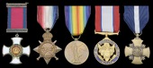 A Great War D.S.O. group of five attributed to Lieutenant-Commander F. W. Craven, Royal Navy, who was decorated for...