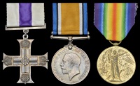 A Great War ‘Second Battle of the Marne’ M.C. group of three awarded to Captain W. H. Ledgard, 2/4th Battalion...