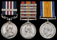 A Great War M.M. and Bar group of three awarded to Serjeant G. W. Ash, 15th Battalion Hampshire Regiment, late Royal...