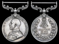 A Great War M.M. awarded to Private F. W. Clarke, 4th Battalion Hampshire Regiment

Military Medal, G.V.R. (202461...