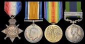 Four: Private W. J. S. Fowler, Hampshire Regiment

1914-15 Star (7-2251 Pte., Hamps. R.); British War and Victory...