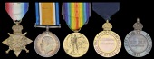 Five: Serjeant W. Greenstreet, 2nd Battalion Hampshire Regiment, killed in action, Gallipoli, 8 August...