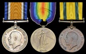 Three: Private C. Sprake, Hampshire Regiment

British War and Victory Medals (1332 Pte., Hamps. R.); Territorial...