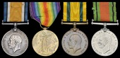 Four: Acting Corporal W. C. Bailey, Hampshire Regiment

British War and Victory Medals (240166 A. Cpl., Hamps....