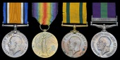 Four: Lieutenant T. W. Millett, Hampshire Regiment

British War and Victory Medals (2 Lieut.); Territorial Force...
