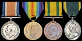 Four: Corporal W. Hedicker, Hampshire Regiment

British War and Victory Medals (1311 Cpl., Hamps. R.); Territorial...