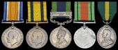 Five: Sergeant S. G. Wilson, Hampshire Regiment

British War Medal 1914-20 (3639 Sergt., Hamps. R.) ‘Sergt’...