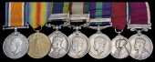 Seven: Corporal F. C. Downer, Hampshire Regiment

British War and Victory Medals (29060 Pte., Hamps. R.); India...