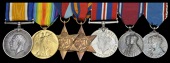 Seven: Second Lieutenant E. C. G. T. Hessing, Royal Air Force

British War and Victory Medals (319851 Cadet,...
