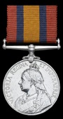 Queen’s South Africa 1899-1902, no clasp (A. Moore, A.B., H.M.S. Forte) large impressed naming, claw...