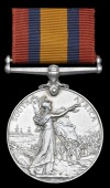 Queen’s South Africa 1899-1902, no clasp (H. Newberry, Ch. P.O., H.M.S. Gibraltar) large impressed naming, contact...