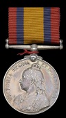 Queen’s South Africa 1899-1902, no clasp (G. Shepherd, Ldg. Shipt., H.M.S. Monarch) small impressed naming, edge...