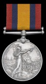 Queen’s South Africa 1899-1902, no clasp (F. Everett, Pte., R.M.L.I., H.M.S. Niobe) small impressed naming, very...