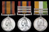 Queen’s South Africa 1899-1902 (2), no clasp (Capt. J. W. Plank, R.N.R.) renamed; another, 3 clasps, Cape Colony,...