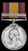 Queen’s South Africa 1899-1902, 1 clasp, Cape Colony (342652 W. Higgs, Car. Cr., H.M.S. Doris) small impressed...