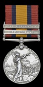 Queen’s South Africa 1899-1902, 2 clasps, Cape Colony, Orange Free State (3820 Pte. E. G. Miller, 3rd Dgn. Gds.)...